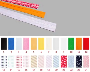 30 mm Single fold bias tape