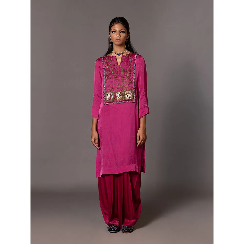 A Humming Way Iris Bird Kurta with Salwar (Set of 2)