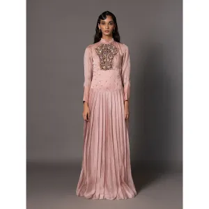 A Humming Way Sang-e-Sitara Pink Victorian Gown