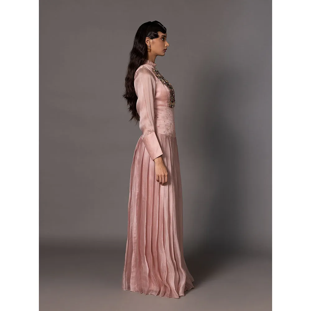 A Humming Way Sang-e-Sitara Pink Victorian Gown