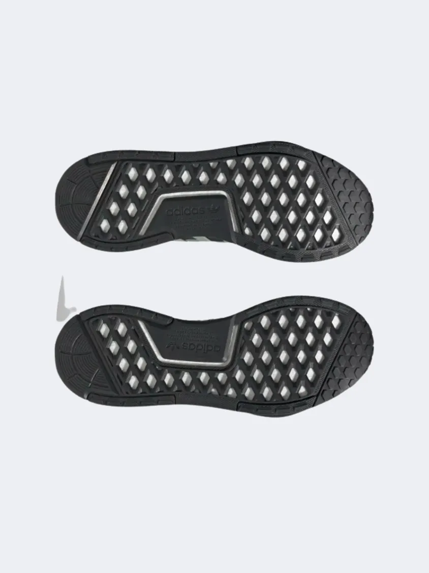 Adidas Nmd_V3 Men Original Shoes Silver Green