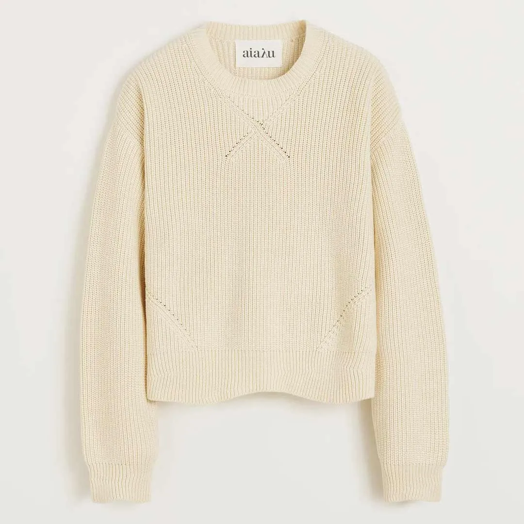 AIAYU Kindra sweater - pure ecru