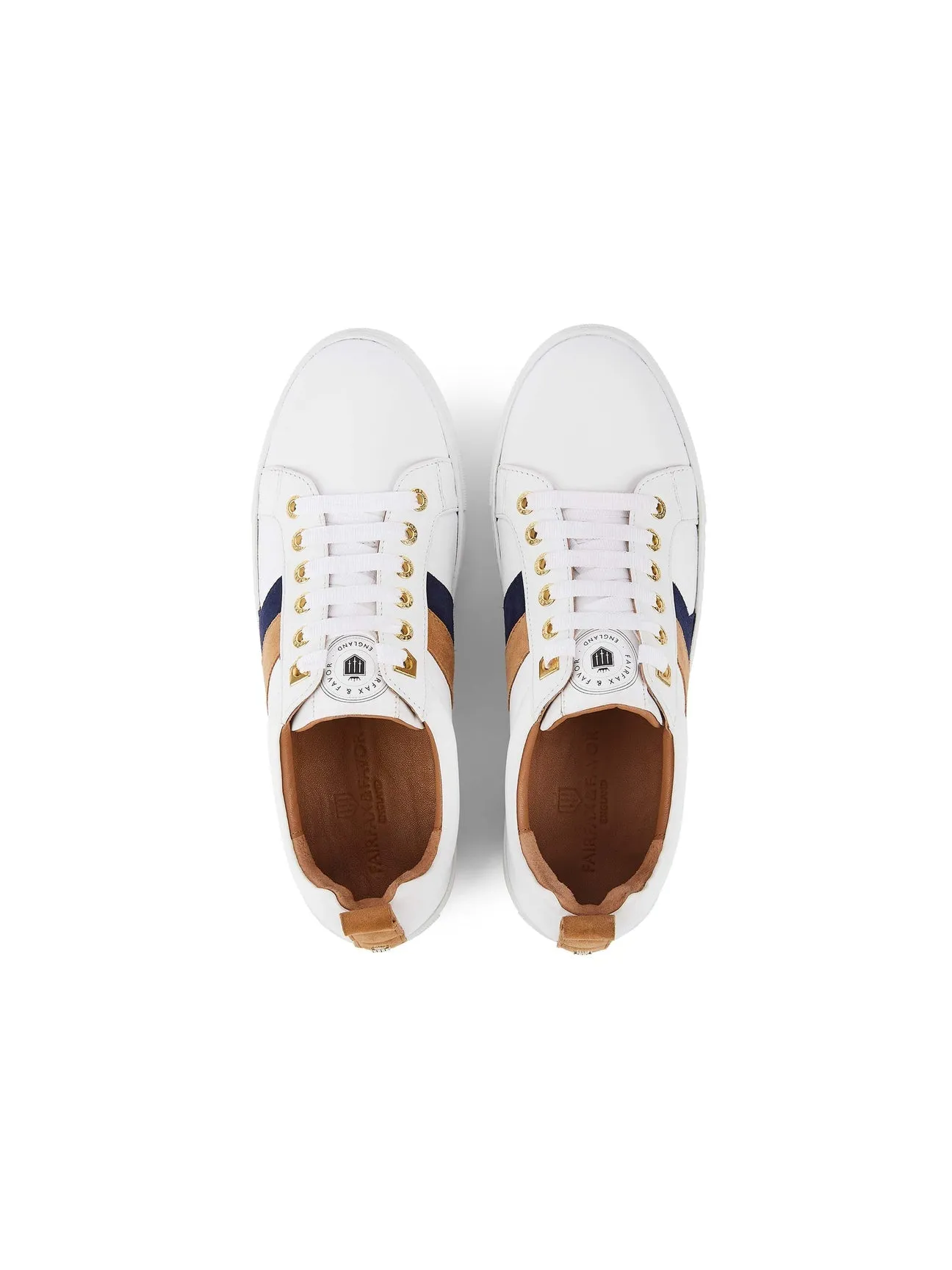 Alexandra Women’s Trainers Navy & Tan
