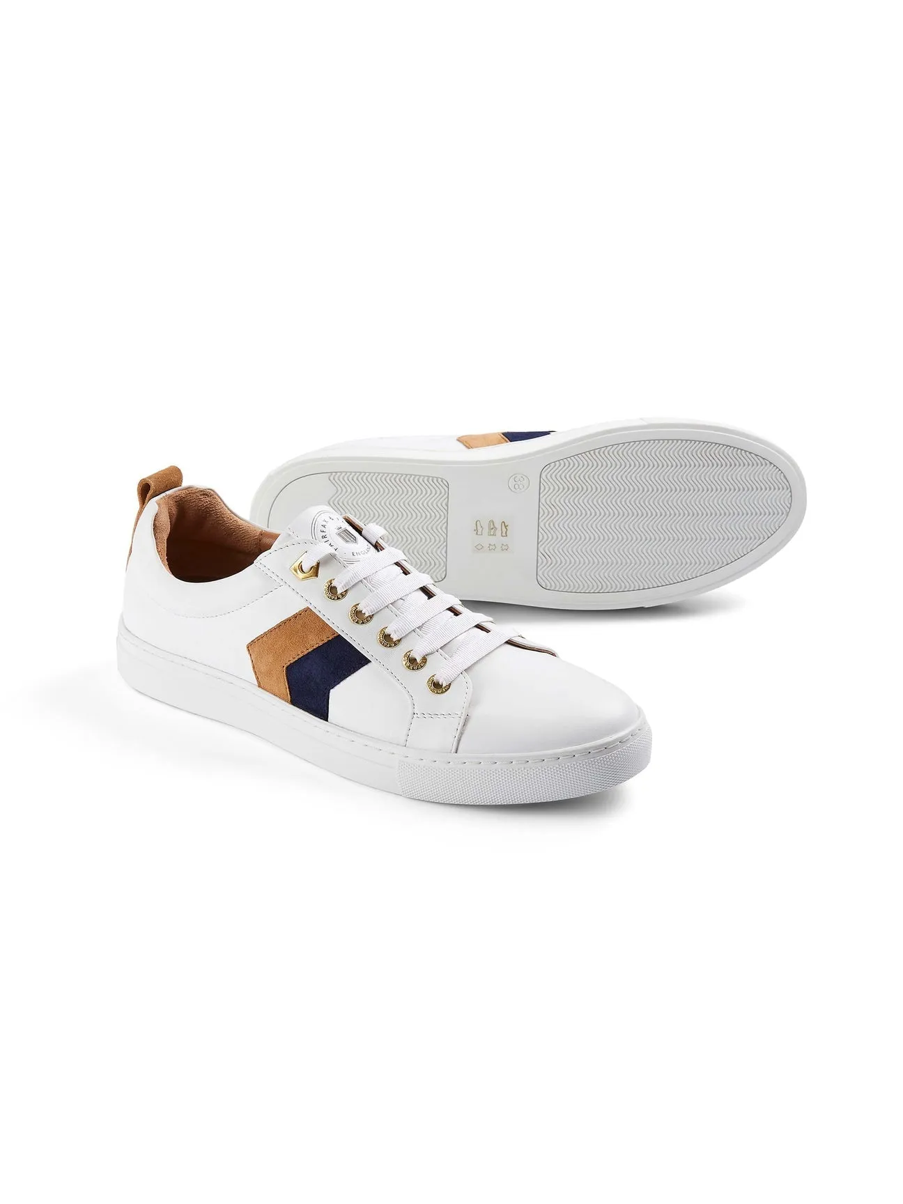 Alexandra Women’s Trainers Navy & Tan