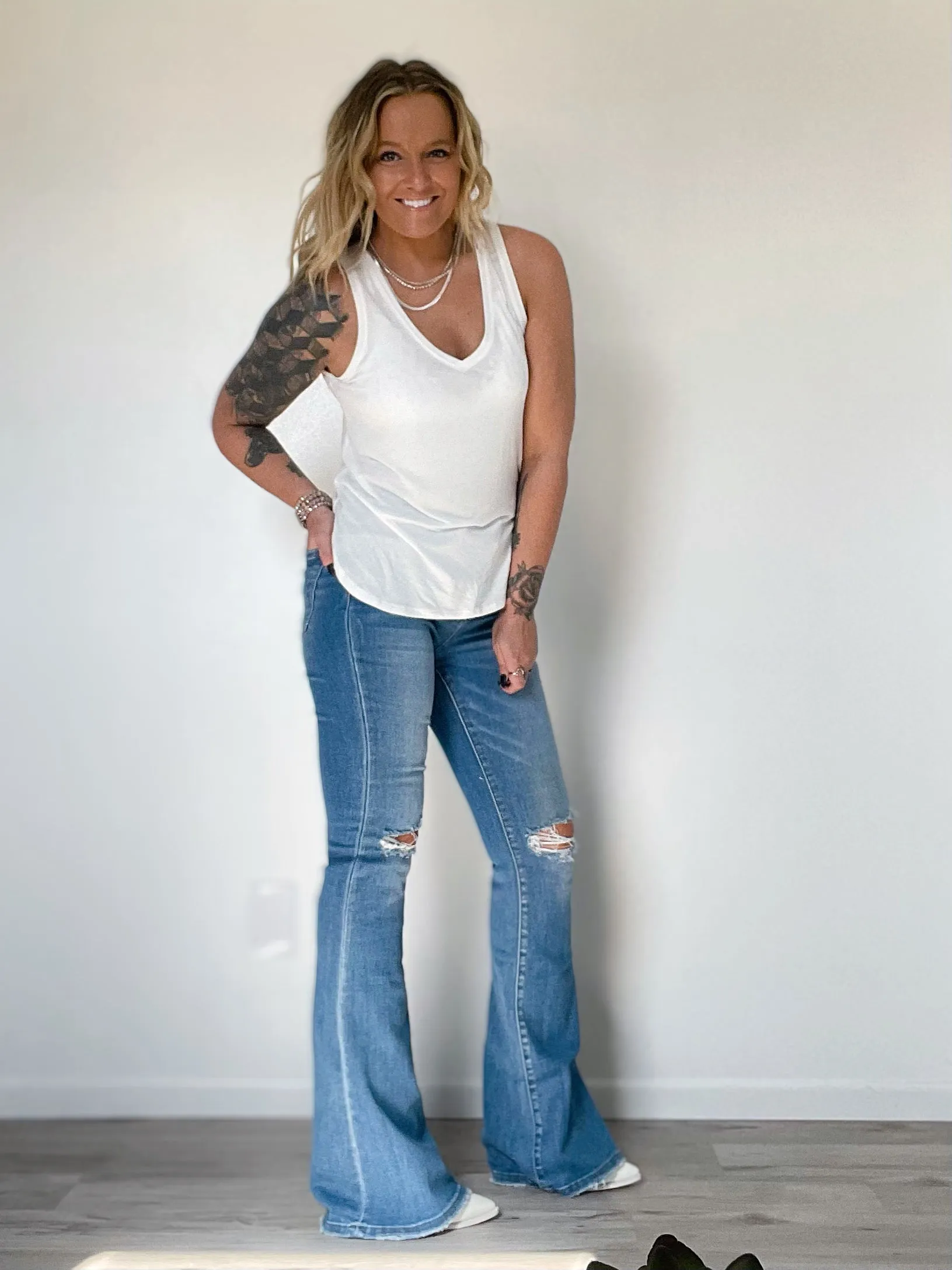 All About The Basics White Tank
