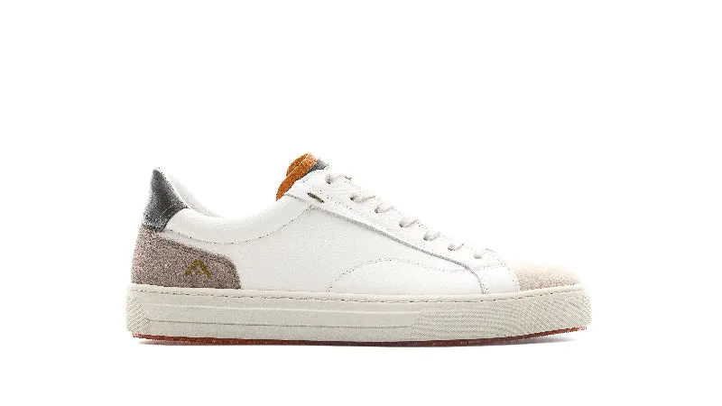 Ambitious Off-White and Kaki Trainer|112183496