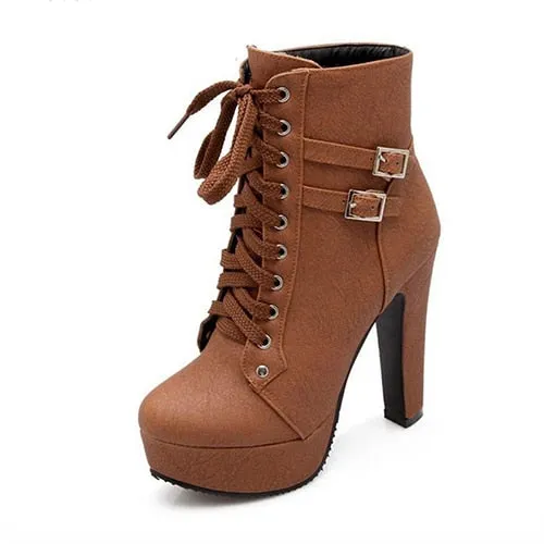 Ankle Boots High Heels