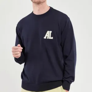 Armor Lux - Knitted Sweatshirt - Marine Blue