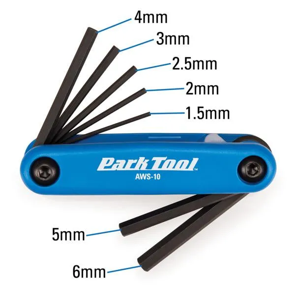 AWS-10 Fold-Up Hex Wrench Set
