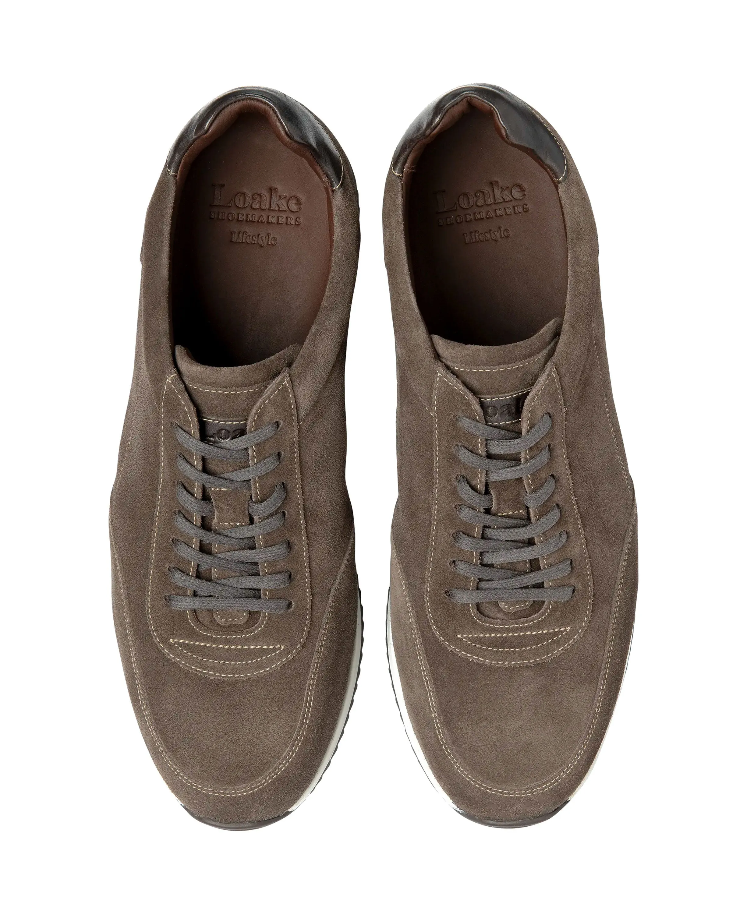 Bannister Trainers - Anthracite Suede