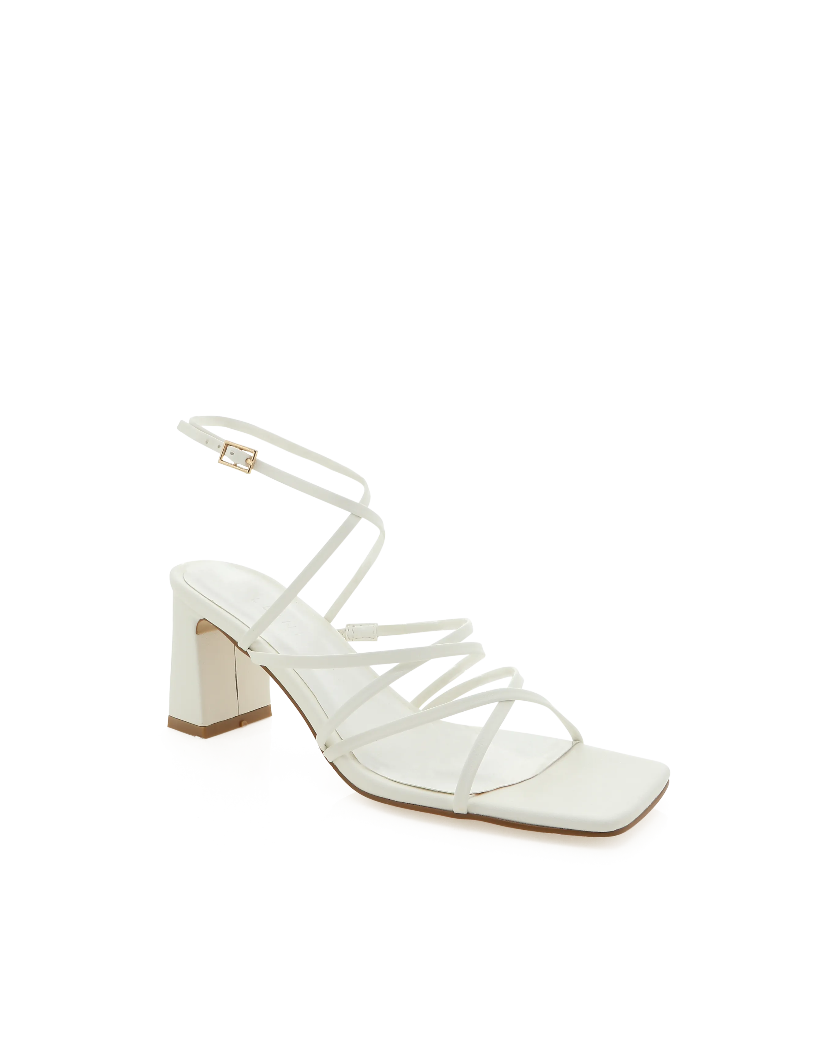 Billini | Ilka Strappy Block Heels | White