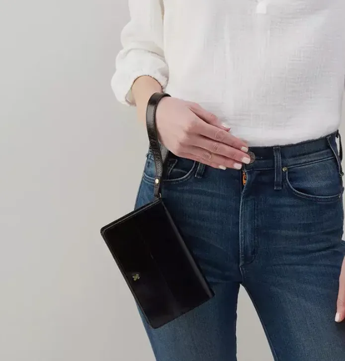 Black Jill Wristlet - HOBO
