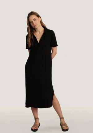 Carey Rib Dress - Black