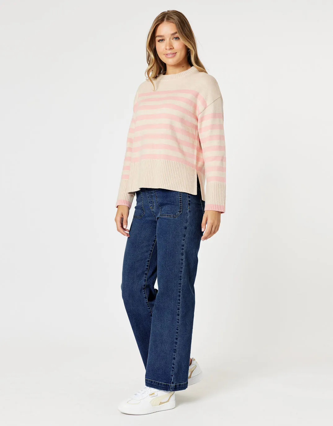 Carpenter Stretch Leg Jean - Dark Denim
