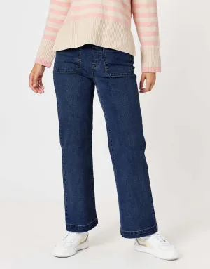 Carpenter Stretch Leg Jean - Dark Denim
