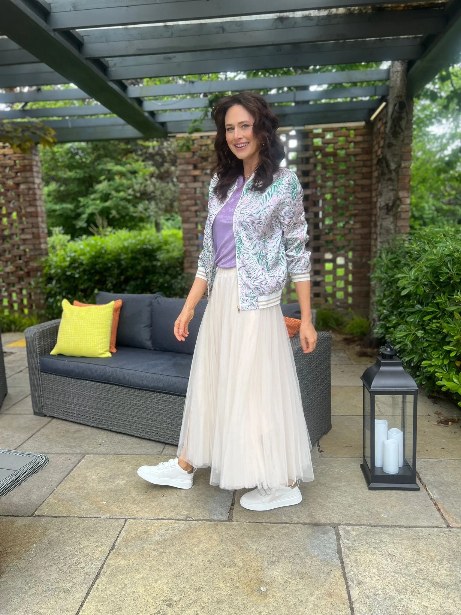 Carrie Tulle Skirt Cream