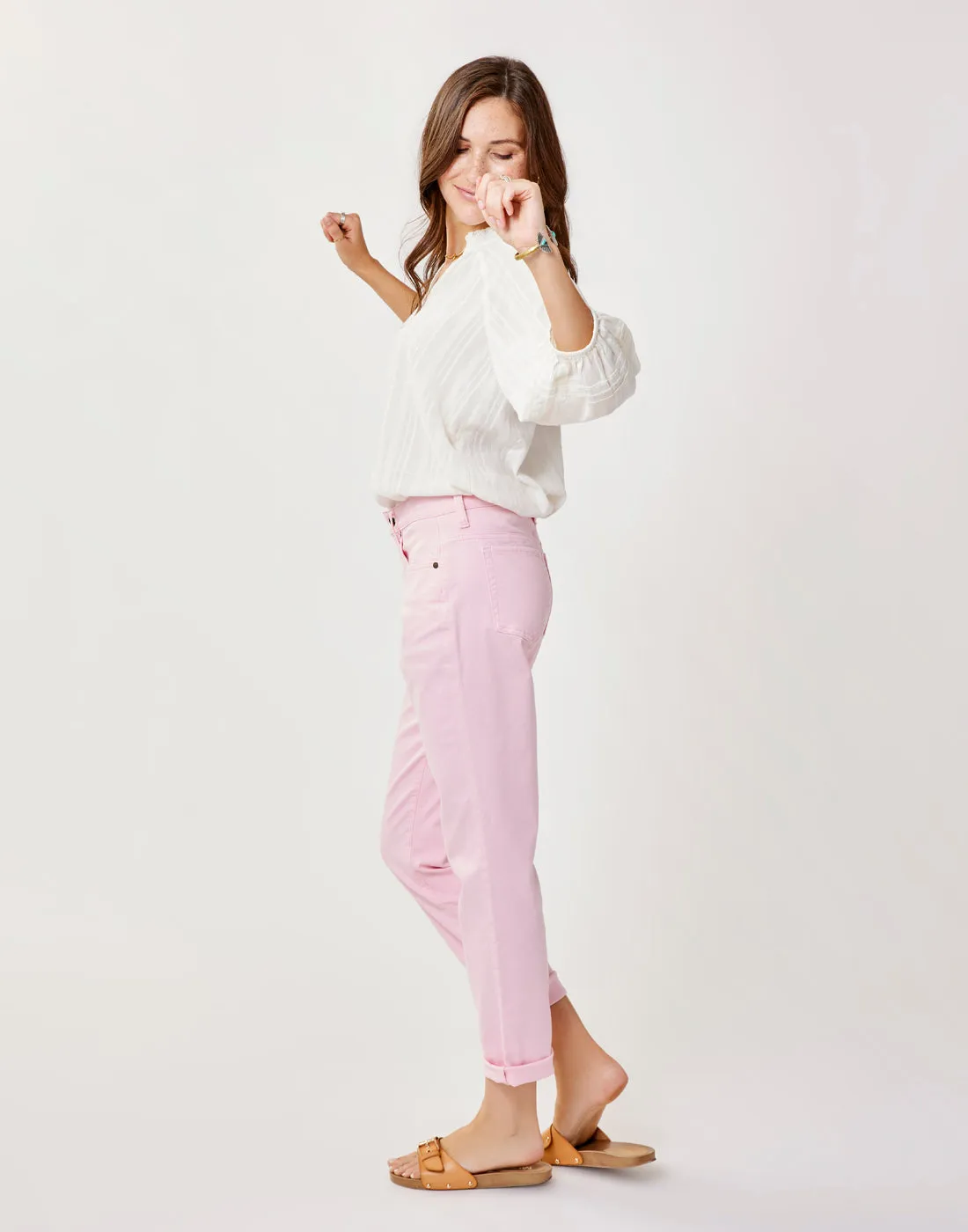Carson Hi Rise Jean: Blossom