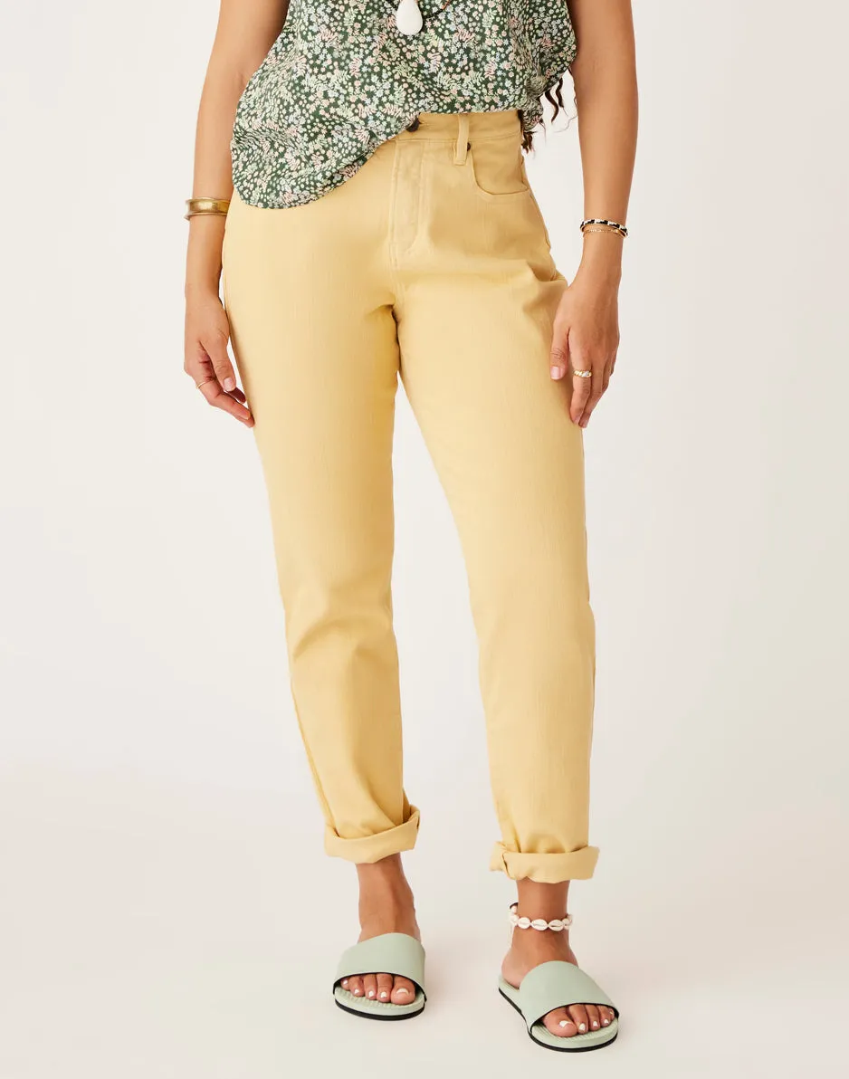 Carson Hi Rise Jean: Honey