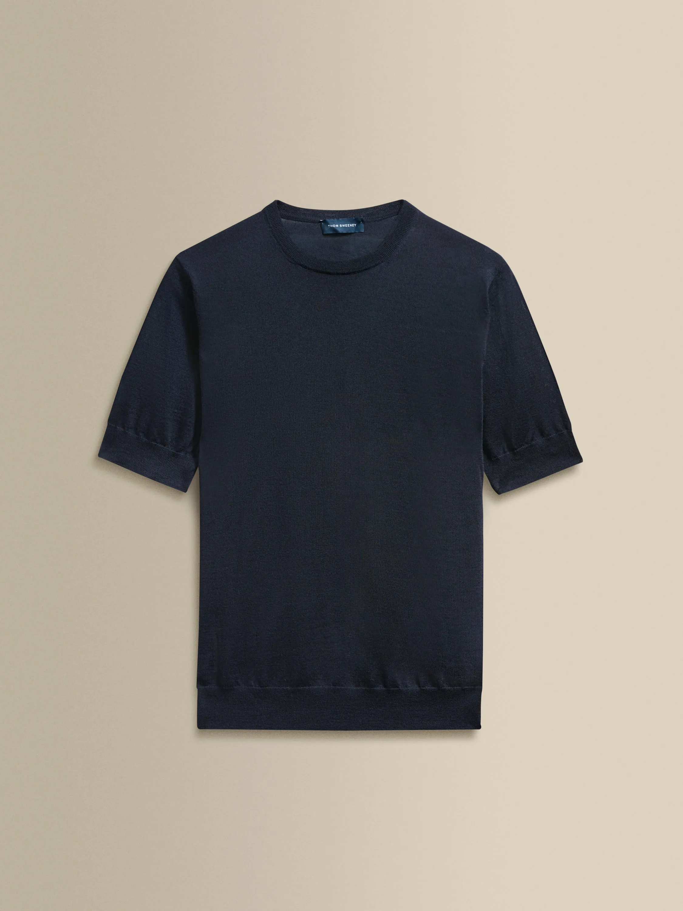 Cashmere Silk Ribbed T-Shirt