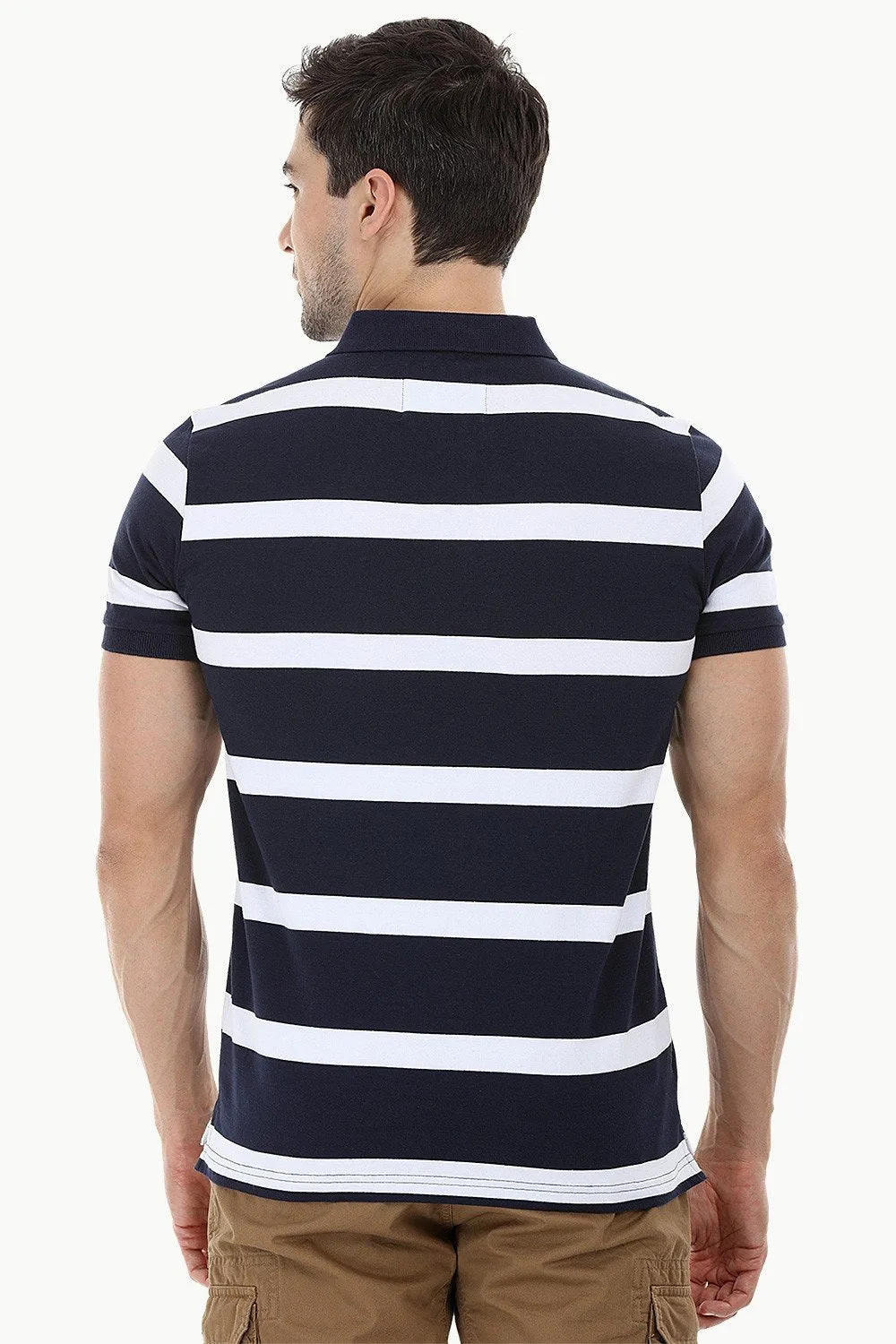 City Striped Polo T-Shirt