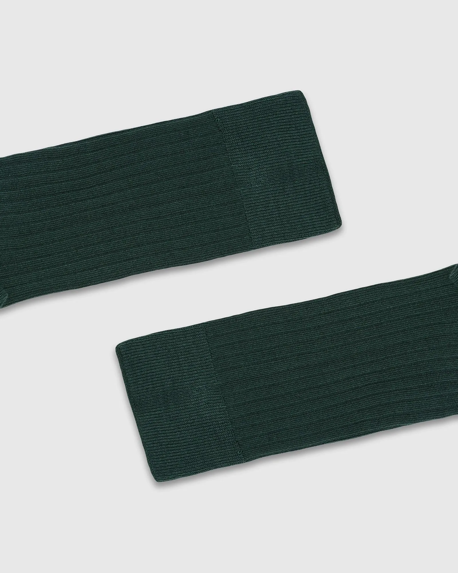 Cotton Fern Green Jacquard Socks - Thai