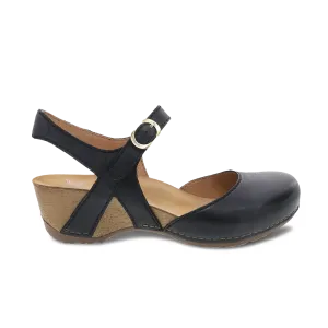 Dansko Tiffani Black Milled Burnished