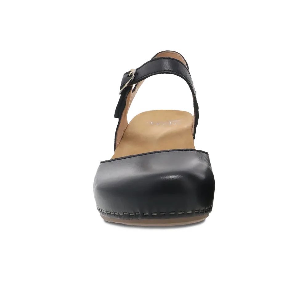 Dansko Tiffani Black Milled Burnished