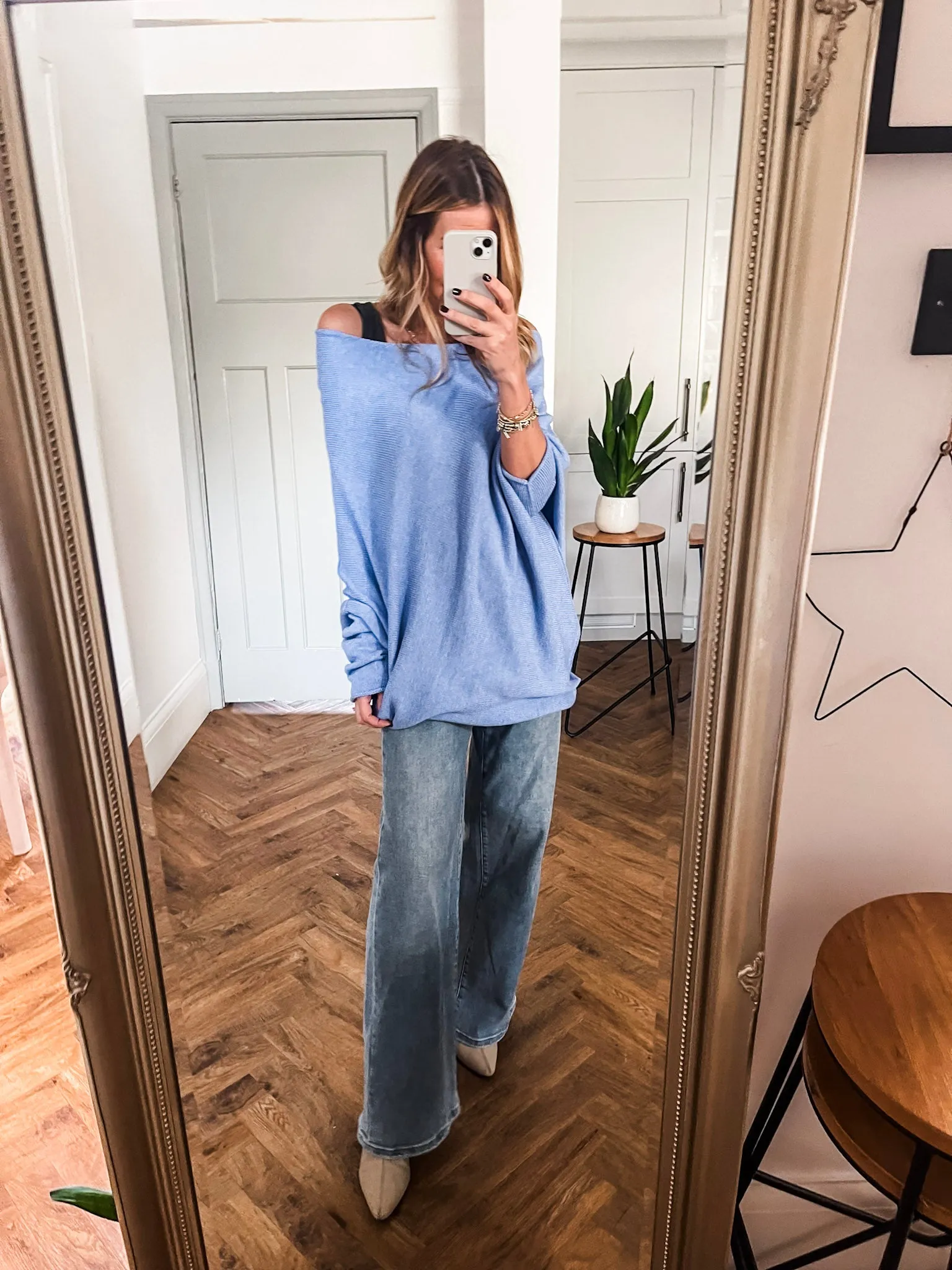 Fine Knit Asymmetric Jumper