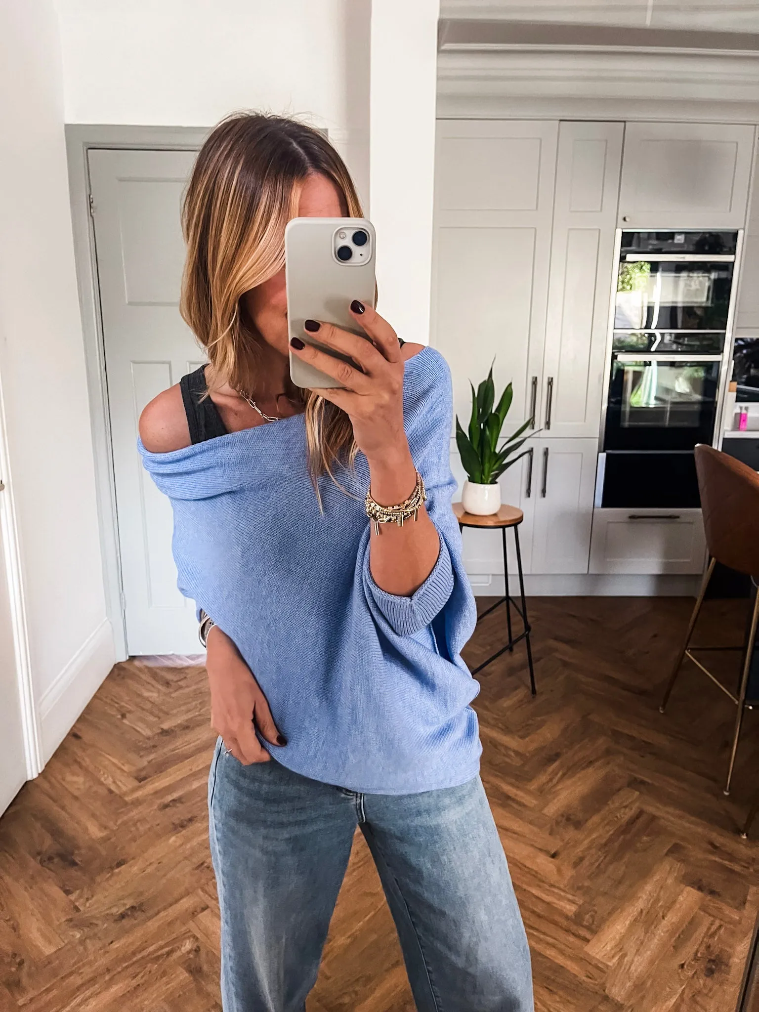 Fine Knit Asymmetric Jumper