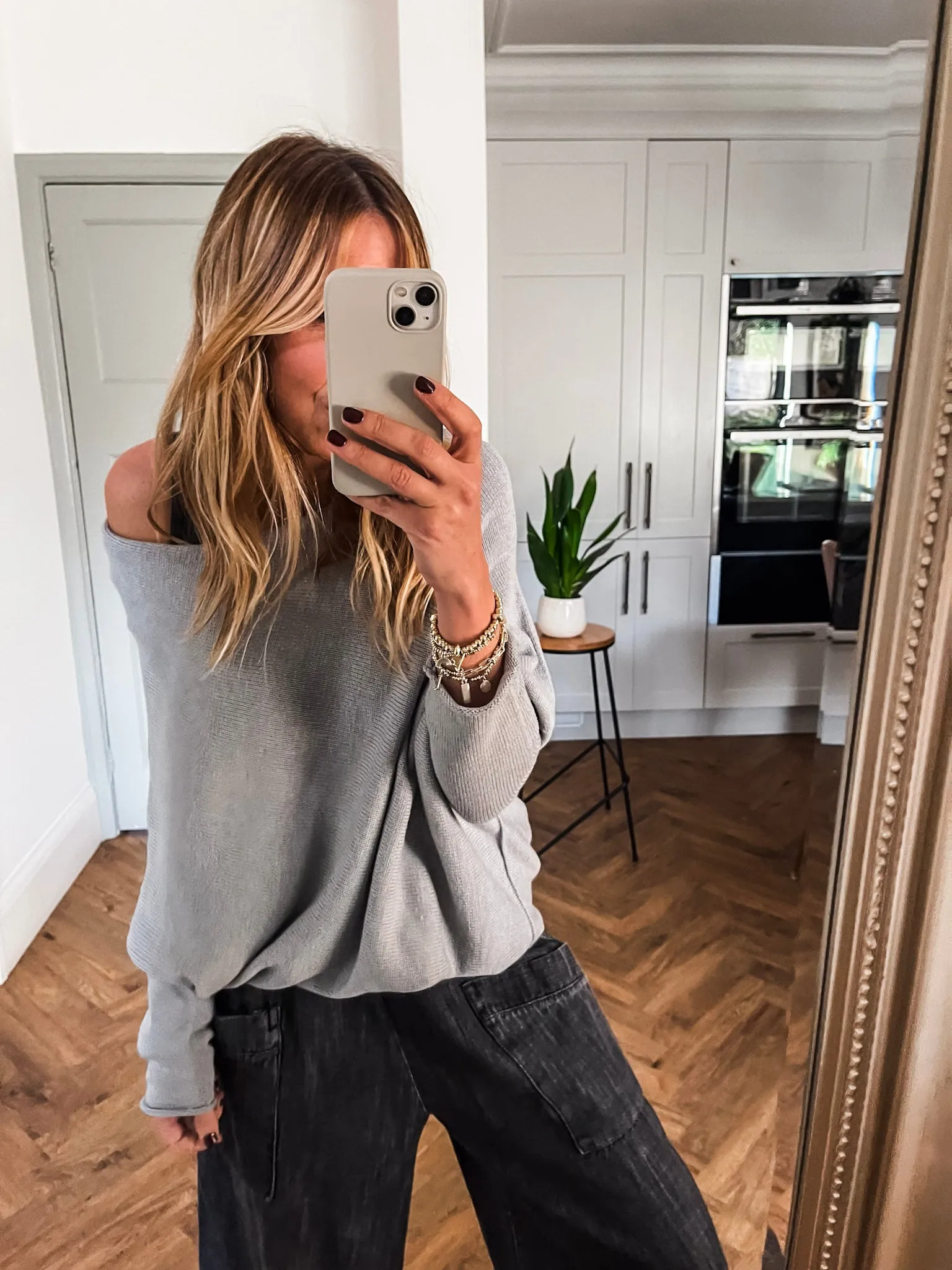 Fine Knit Asymmetric Jumper