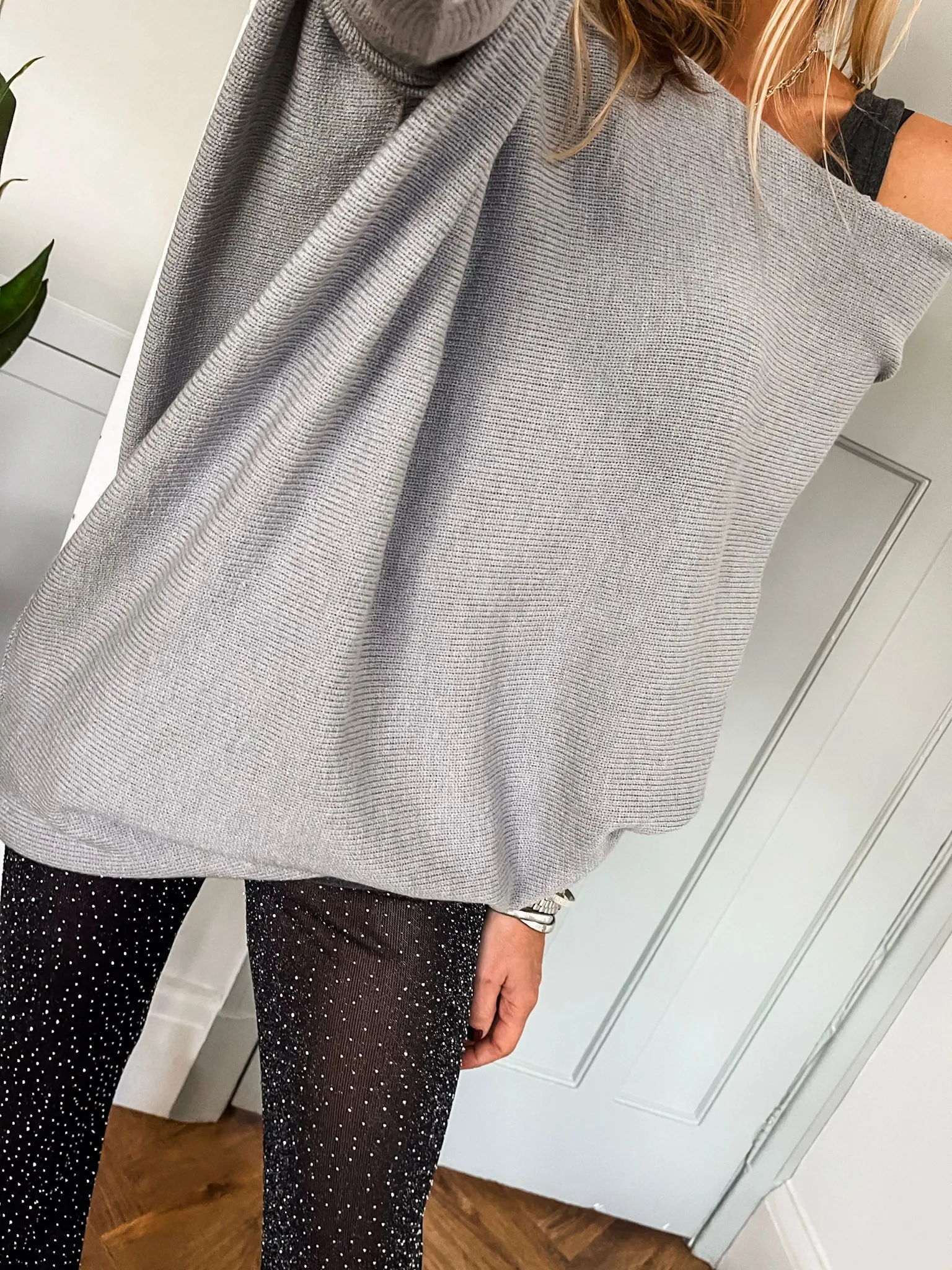 Fine Knit Asymmetric Jumper