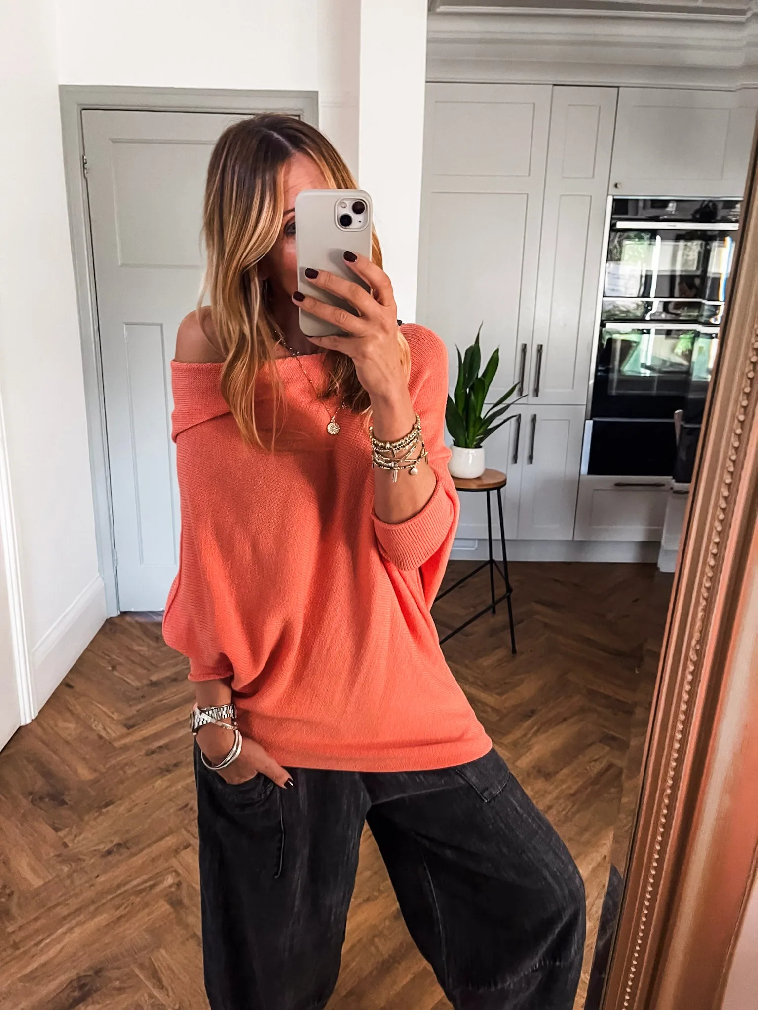 Fine Knit Asymmetric Jumper