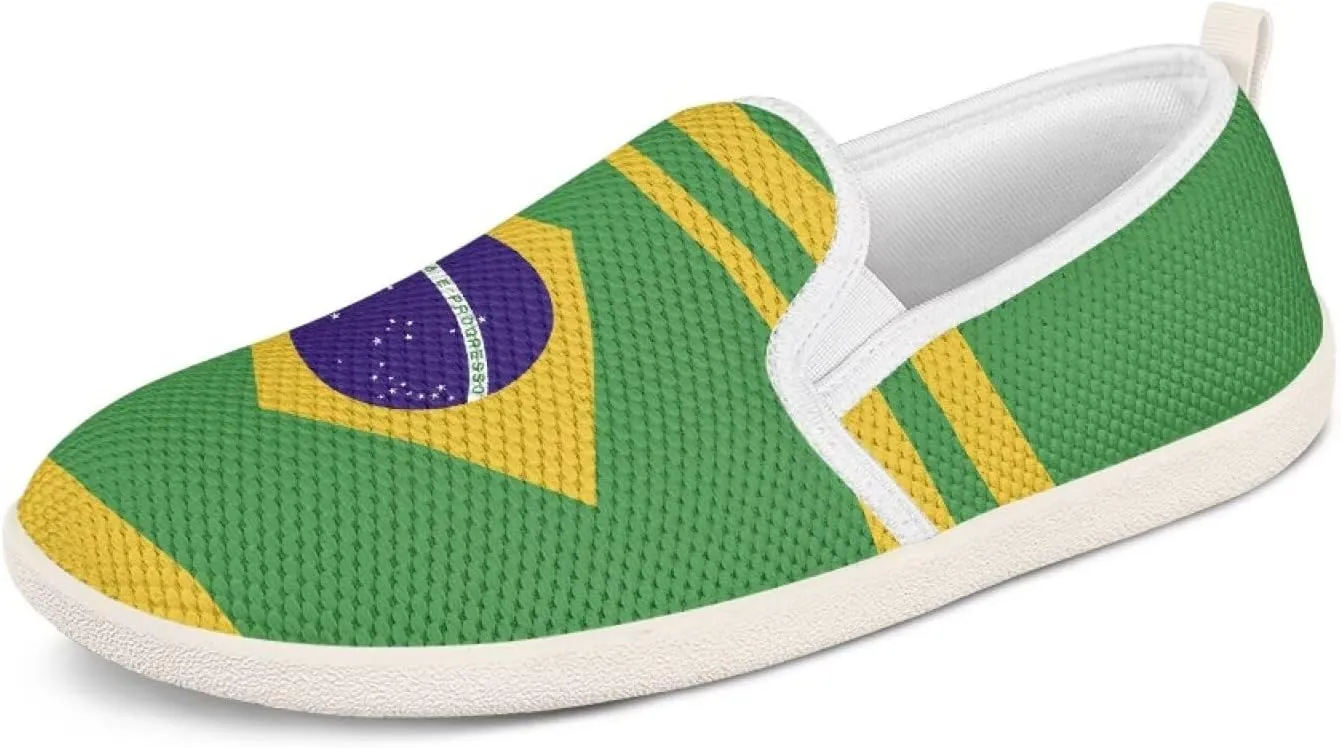 Flag Shoes Casual Walking Shoes Women's Shoes Flats Wide Sneakers Mesh Flats