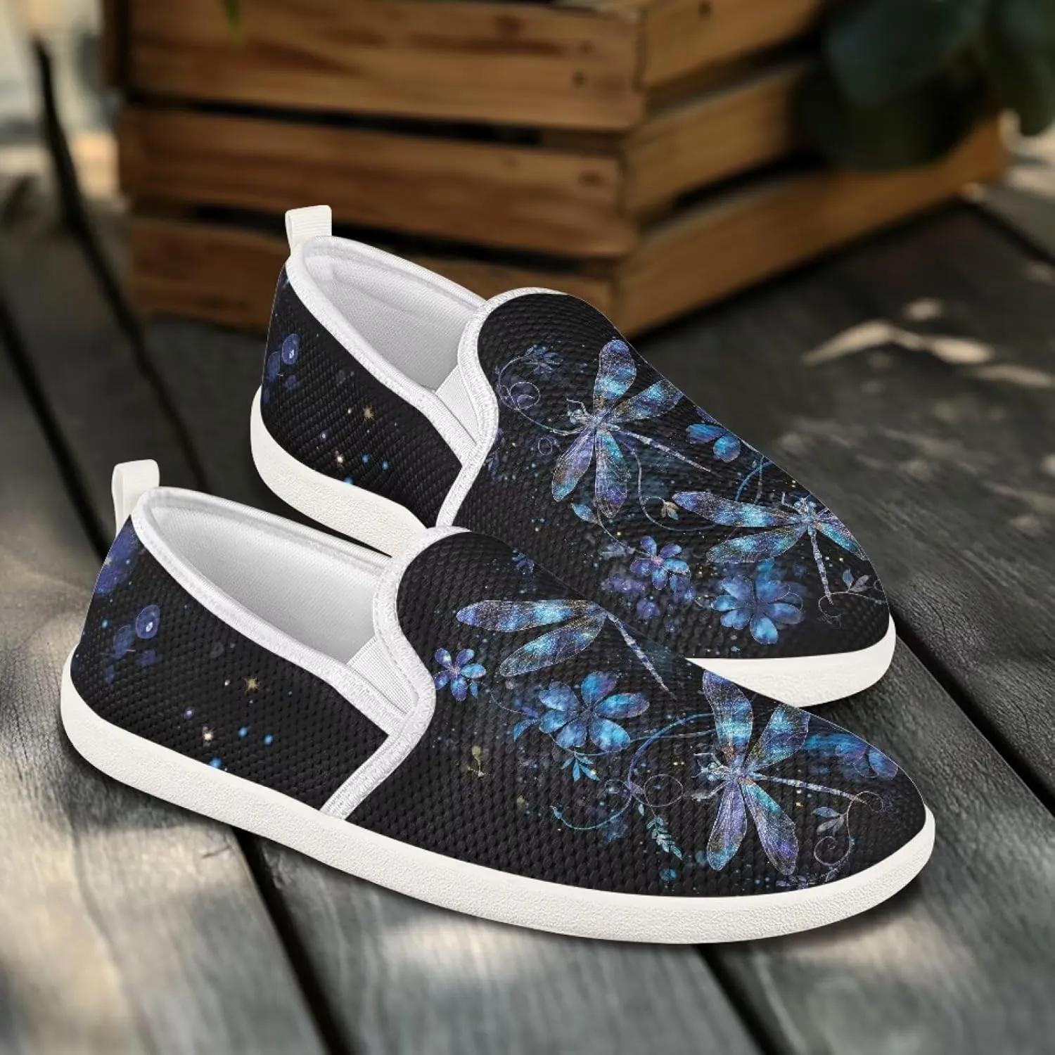 Flag Shoes Casual Walking Shoes Women's Shoes Flats Wide Sneakers Mesh Flats