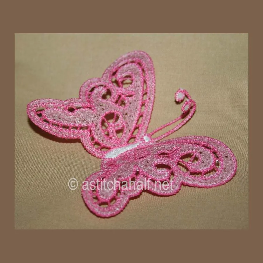 Freestanding Lace Butterfly 02
