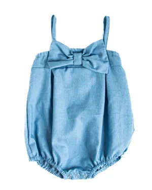 Girls Safiya Bow Bubble Romper