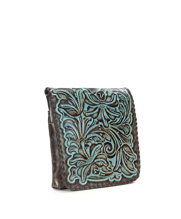 Granada Crossbody - Tooled Turquoise