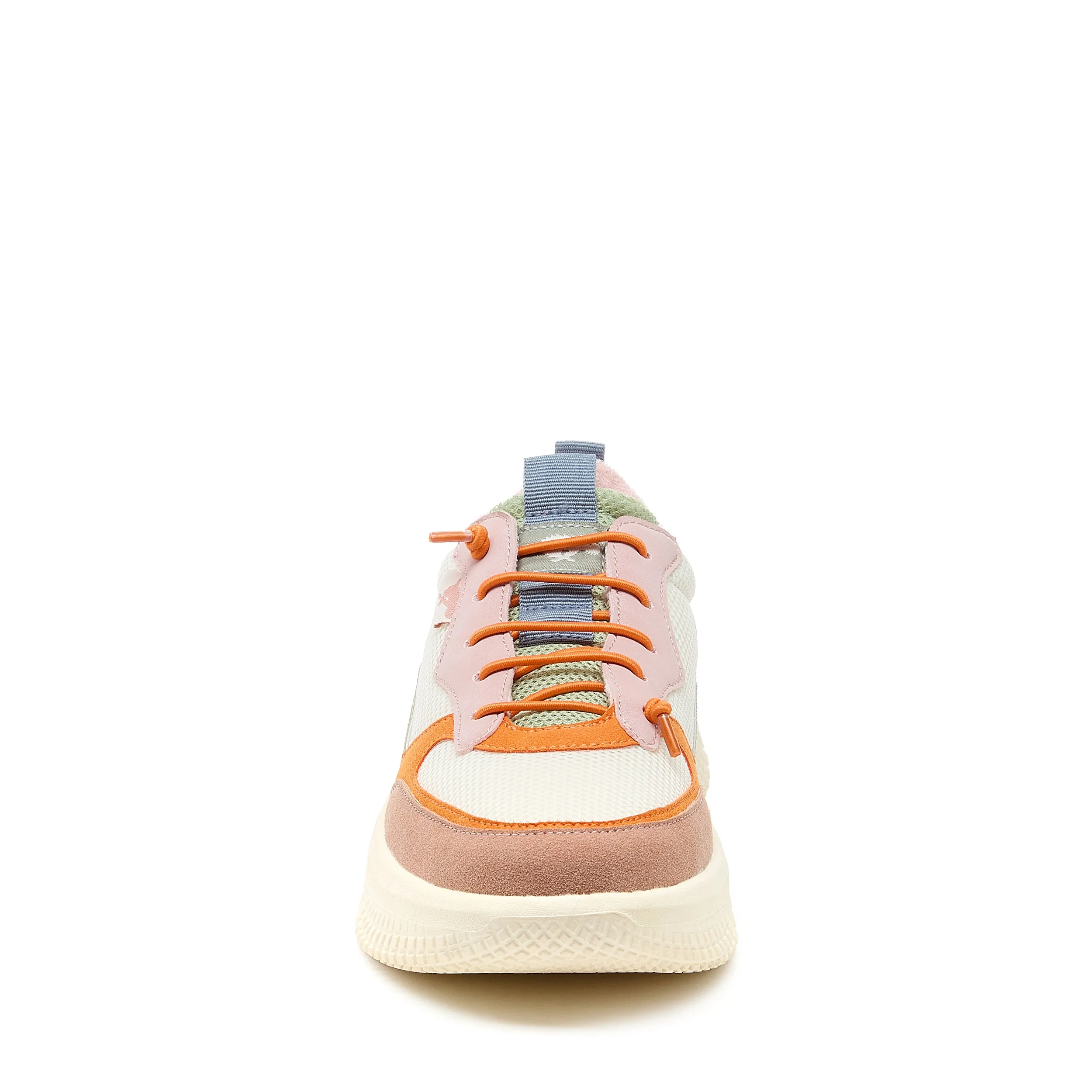 Gravel Multi Colour Block Slip-On Trainers