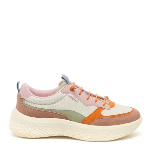 Gravel Multi Colour Block Slip-On Trainers