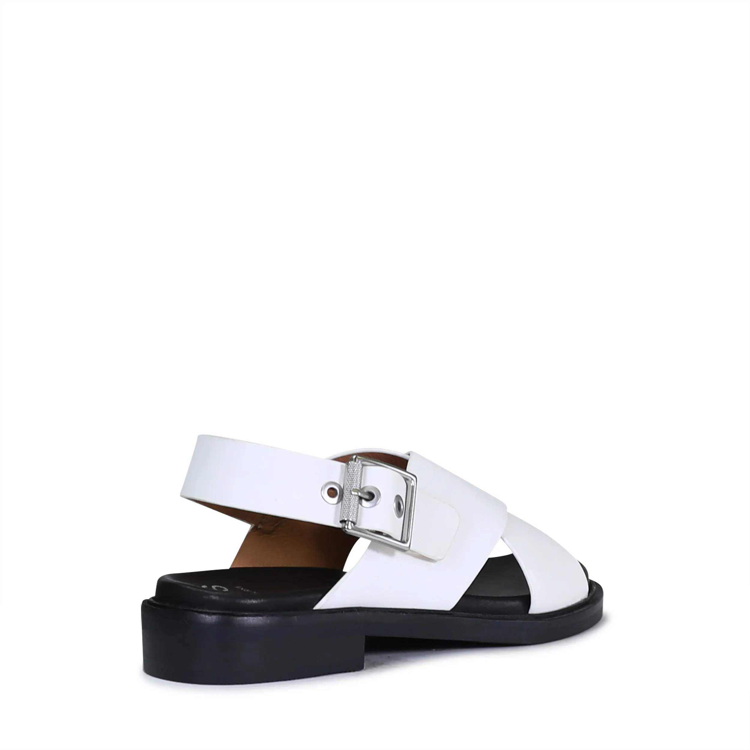 GRUNGE LEATHER SLING-BACK SANDALS