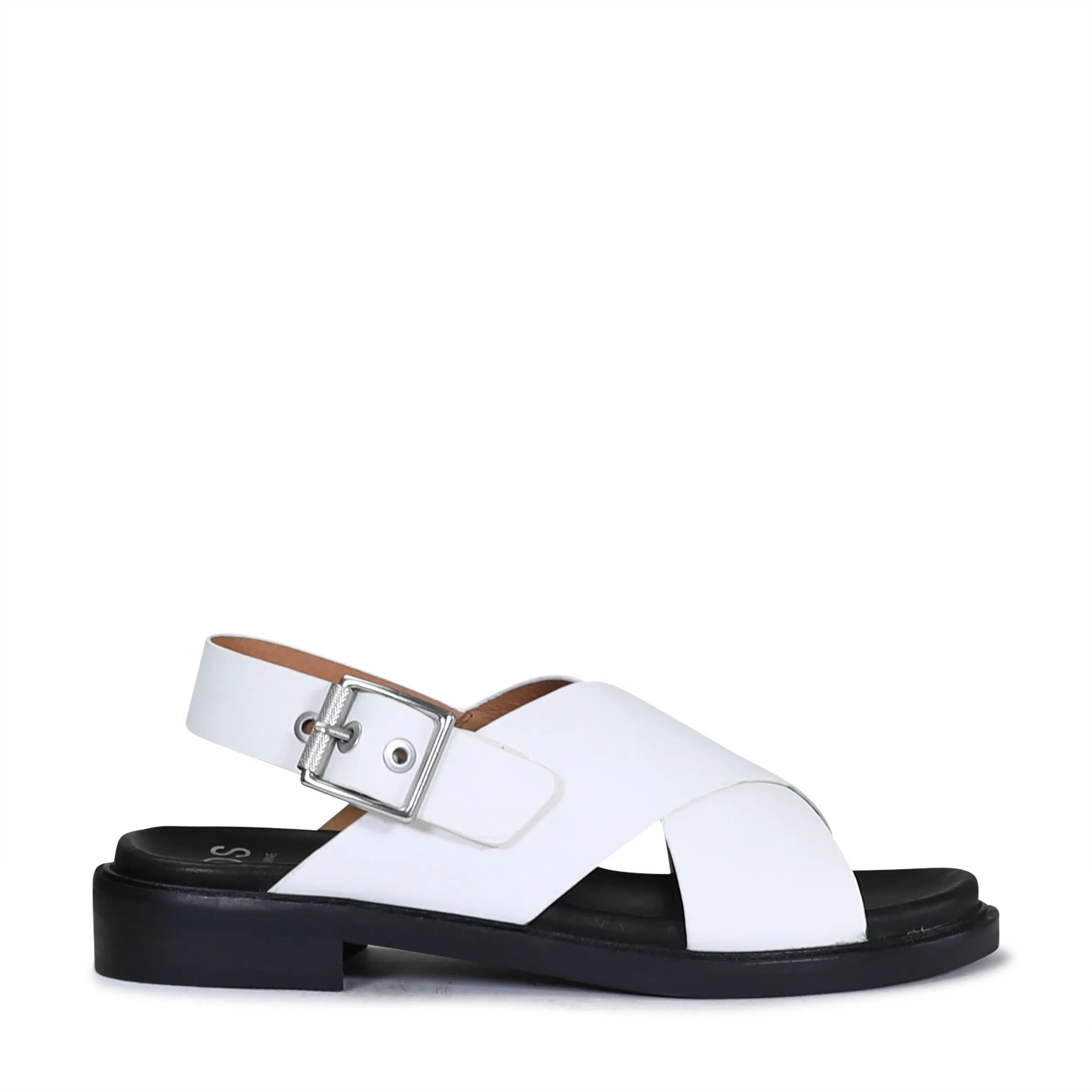 GRUNGE LEATHER SLING-BACK SANDALS