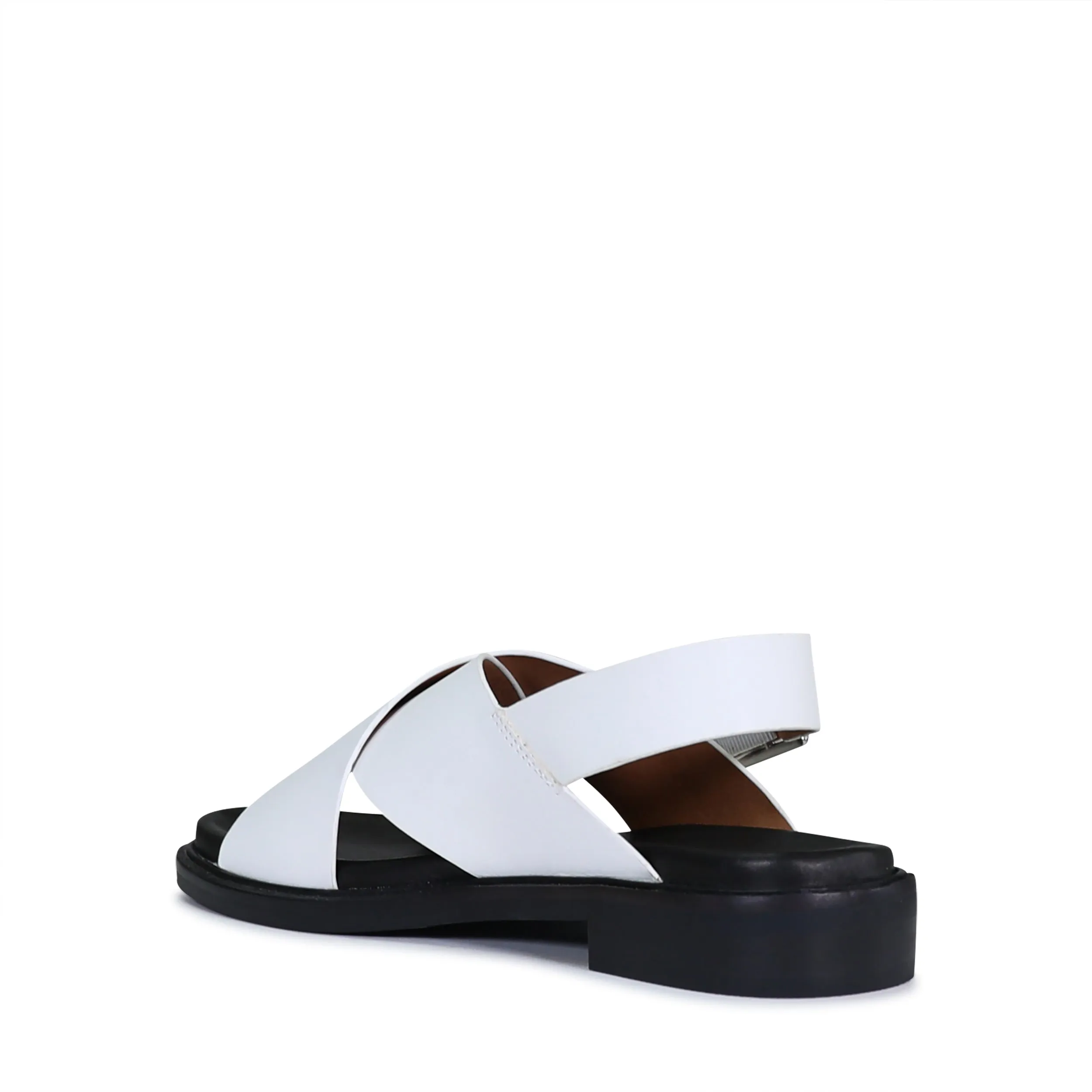 GRUNGE LEATHER SLING-BACK SANDALS
