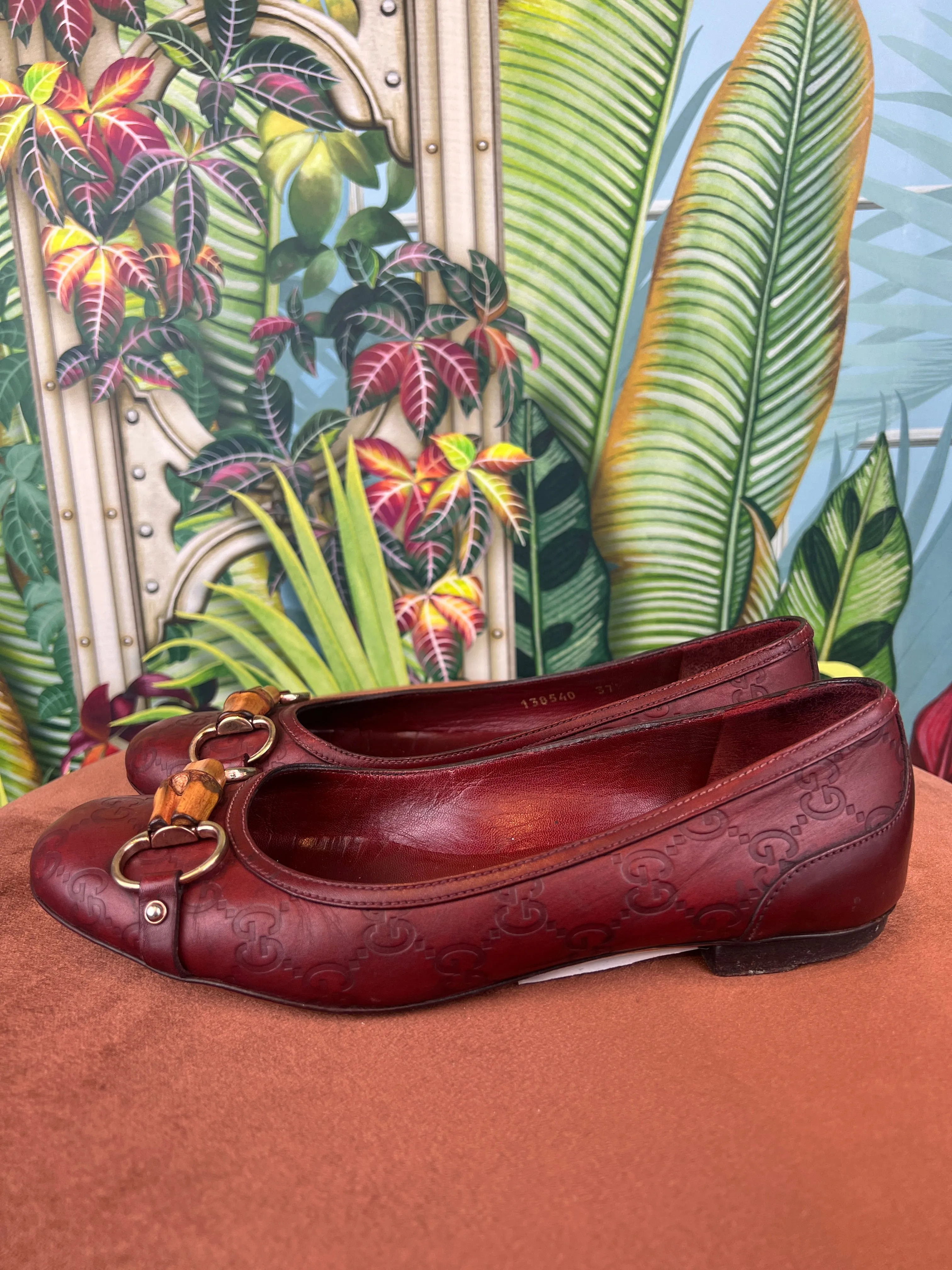 Gucci red ballerina