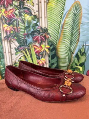 Gucci red ballerina
