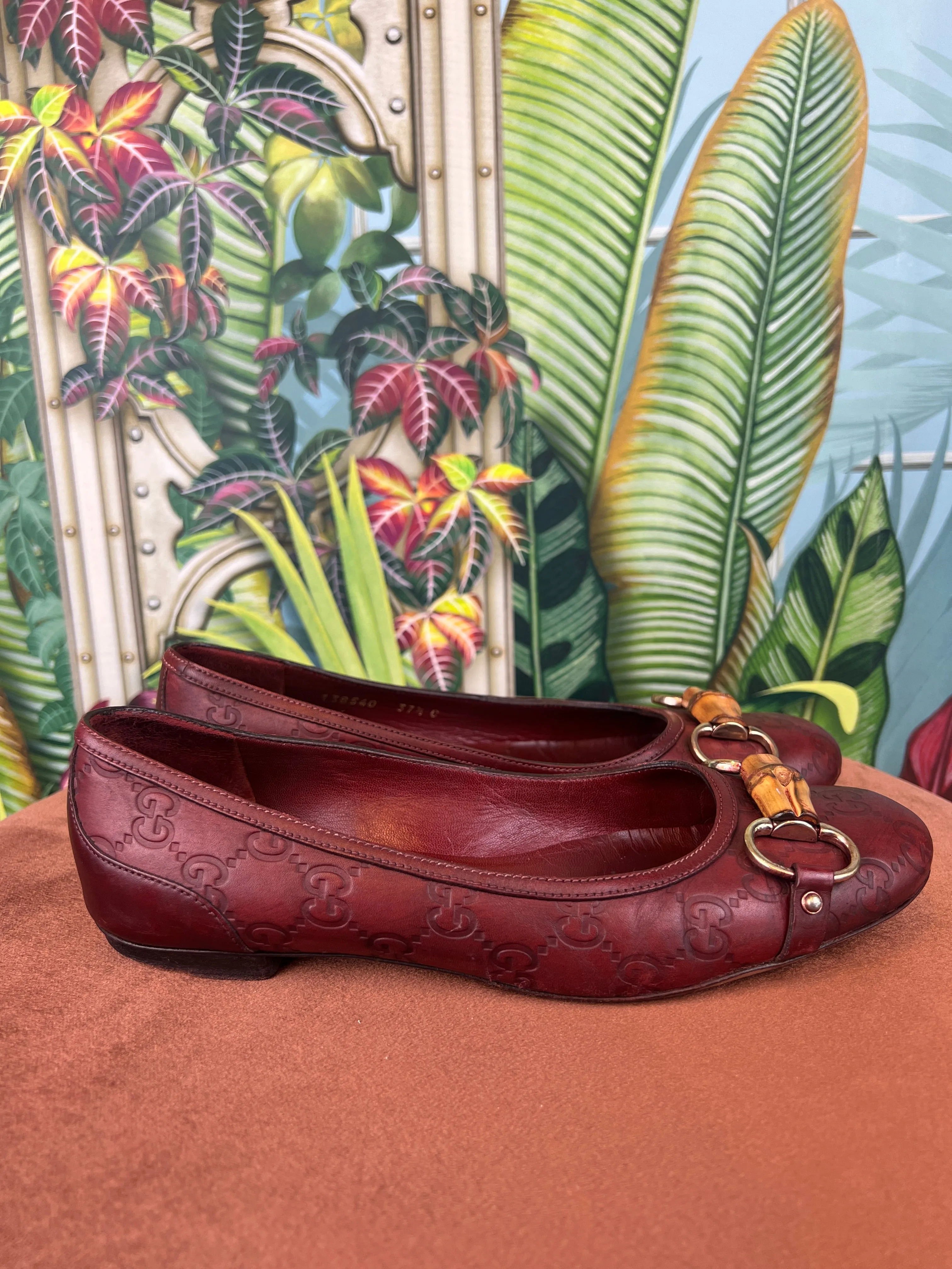 Gucci red ballerina
