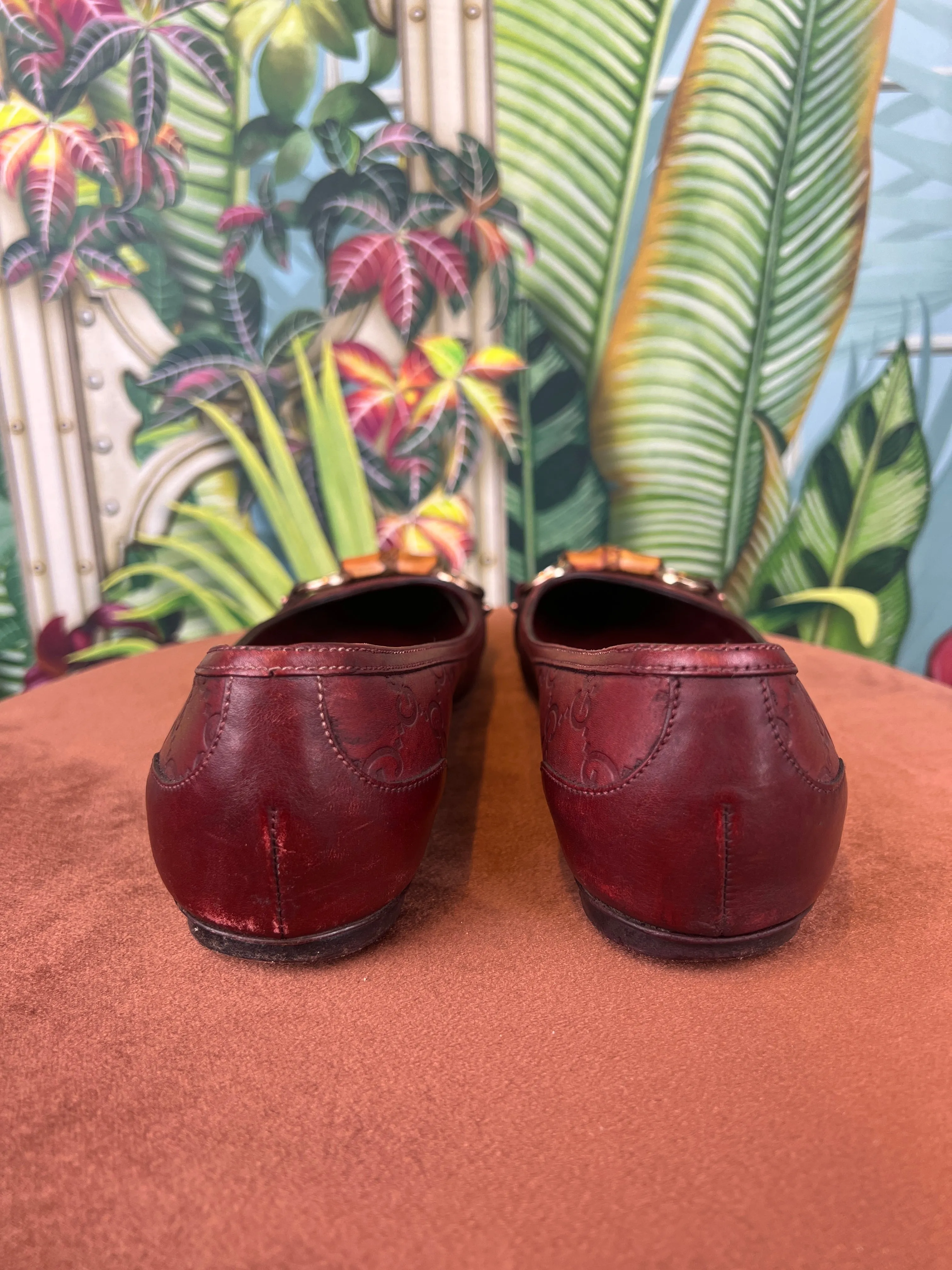 Gucci red ballerina