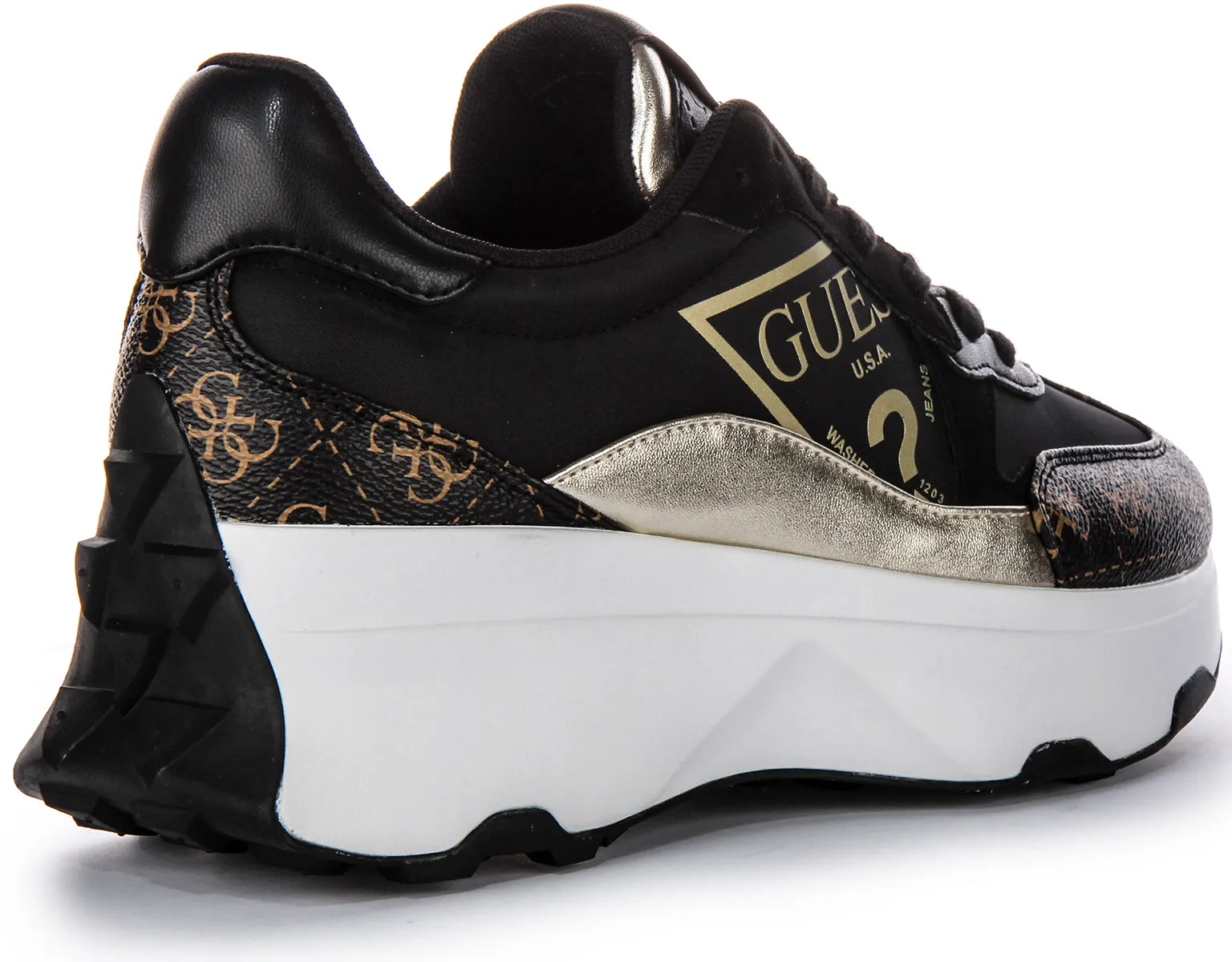 Guess Caleb In Black Brown For Women