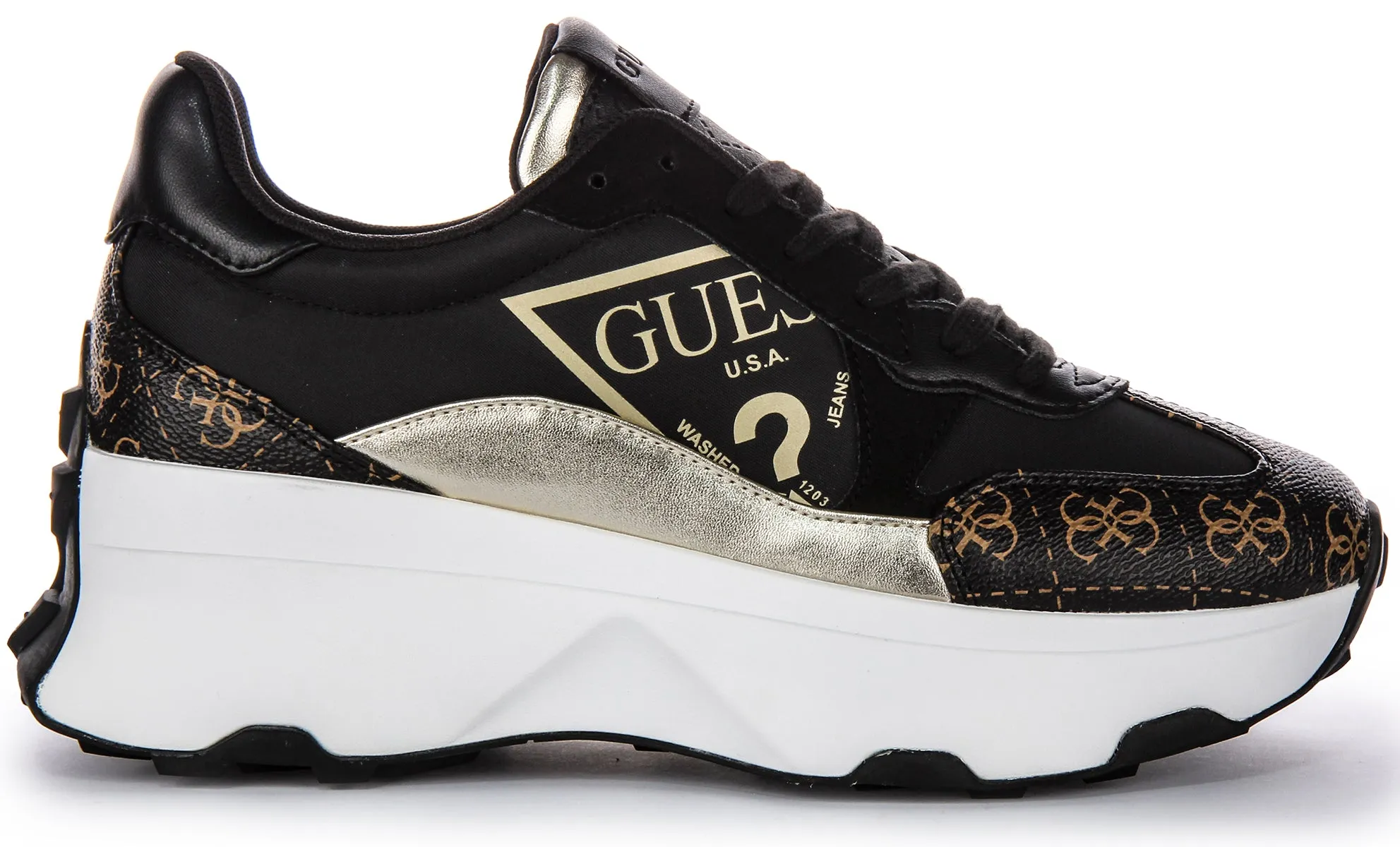 Guess Caleb In Black Brown For Women