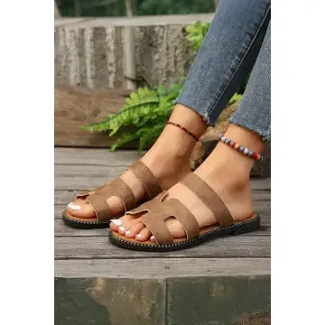 H-Shape Leather Sandal