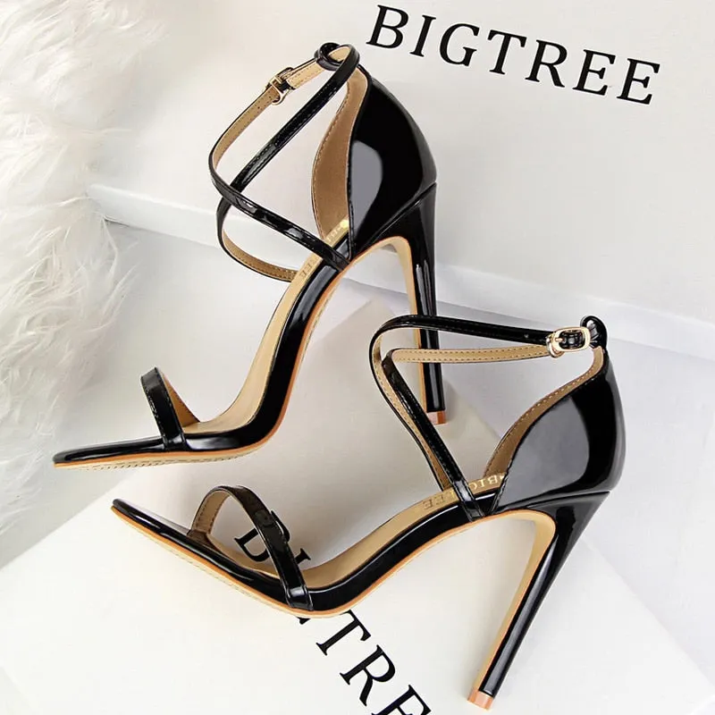 High Heels Women Pumps Sparkle Sequins Stiletto Heels 10 Cm Party Shoes